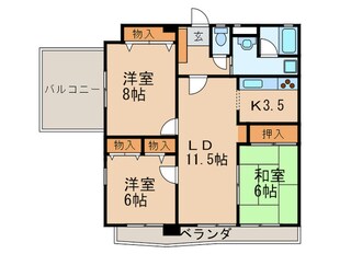 メゾン・ファミールの物件間取画像